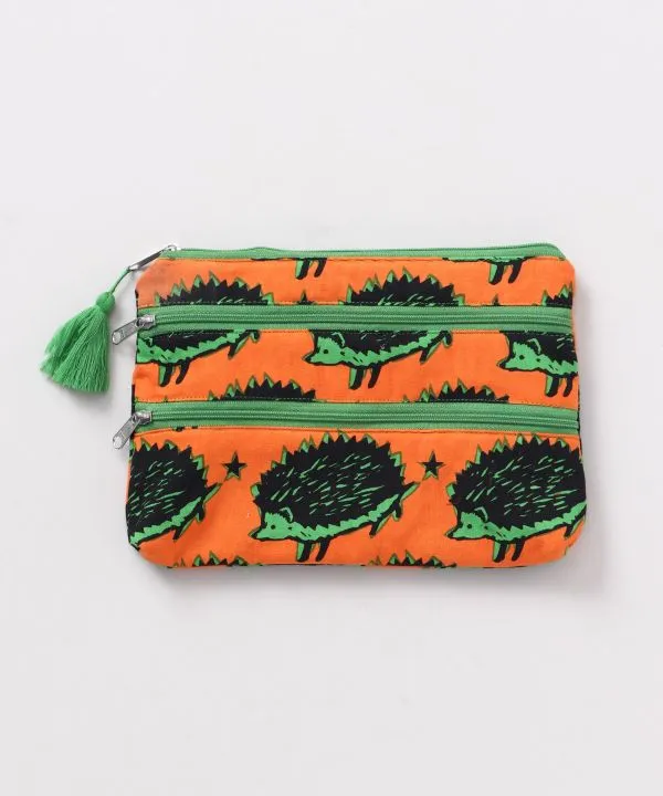 Animal Triple Zip Pouch