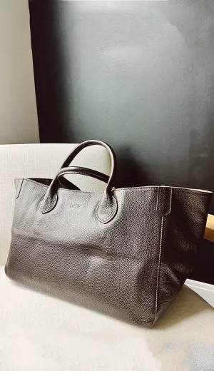 Beck Medium Classic Tote - Espresso Dark Brown