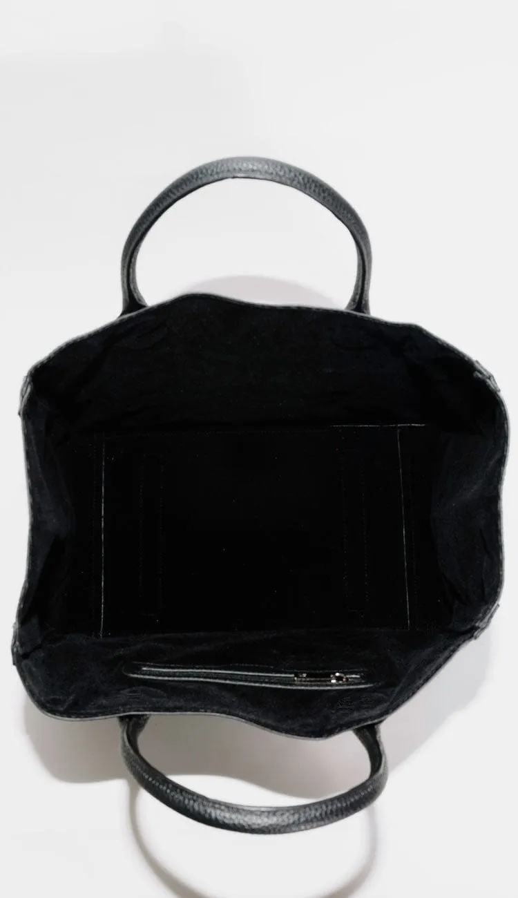 Beck Medium Classic Tote - NYC Jet Black