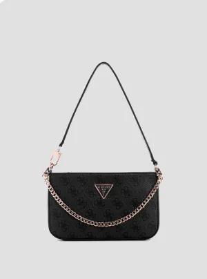 Black Logo Noelle Mini Shoulder Bag