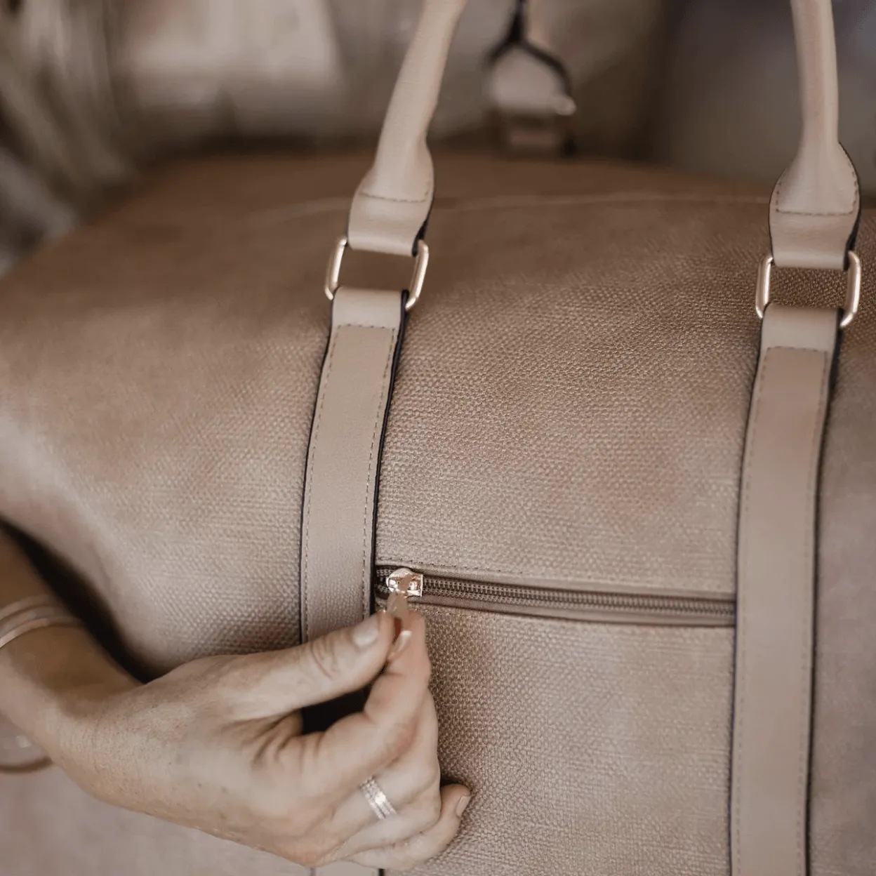 Boston Weekender Travel Bag | Camel