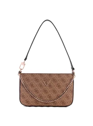 Brown Logo Noelle Mini Shoulder Bag