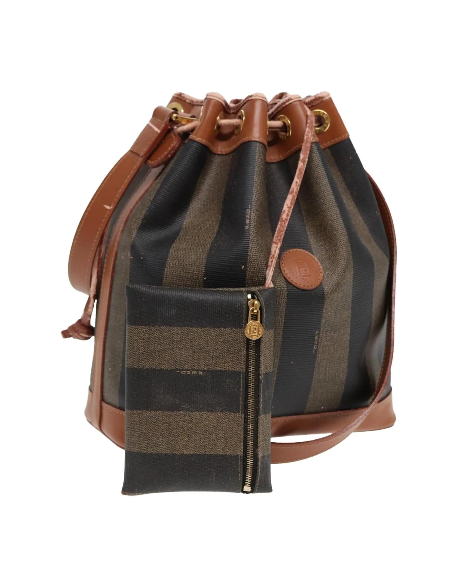 Canvas Pecan Shoulder Bag