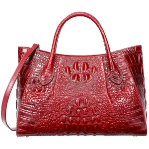 Crocodile Top Handle Bags