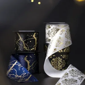 Enchanting Elegance: Luxurious 4cm Gift Wrapping Ribbon