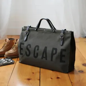 ESCAPE | HOLDALL BAG | OLIVE CANVAS