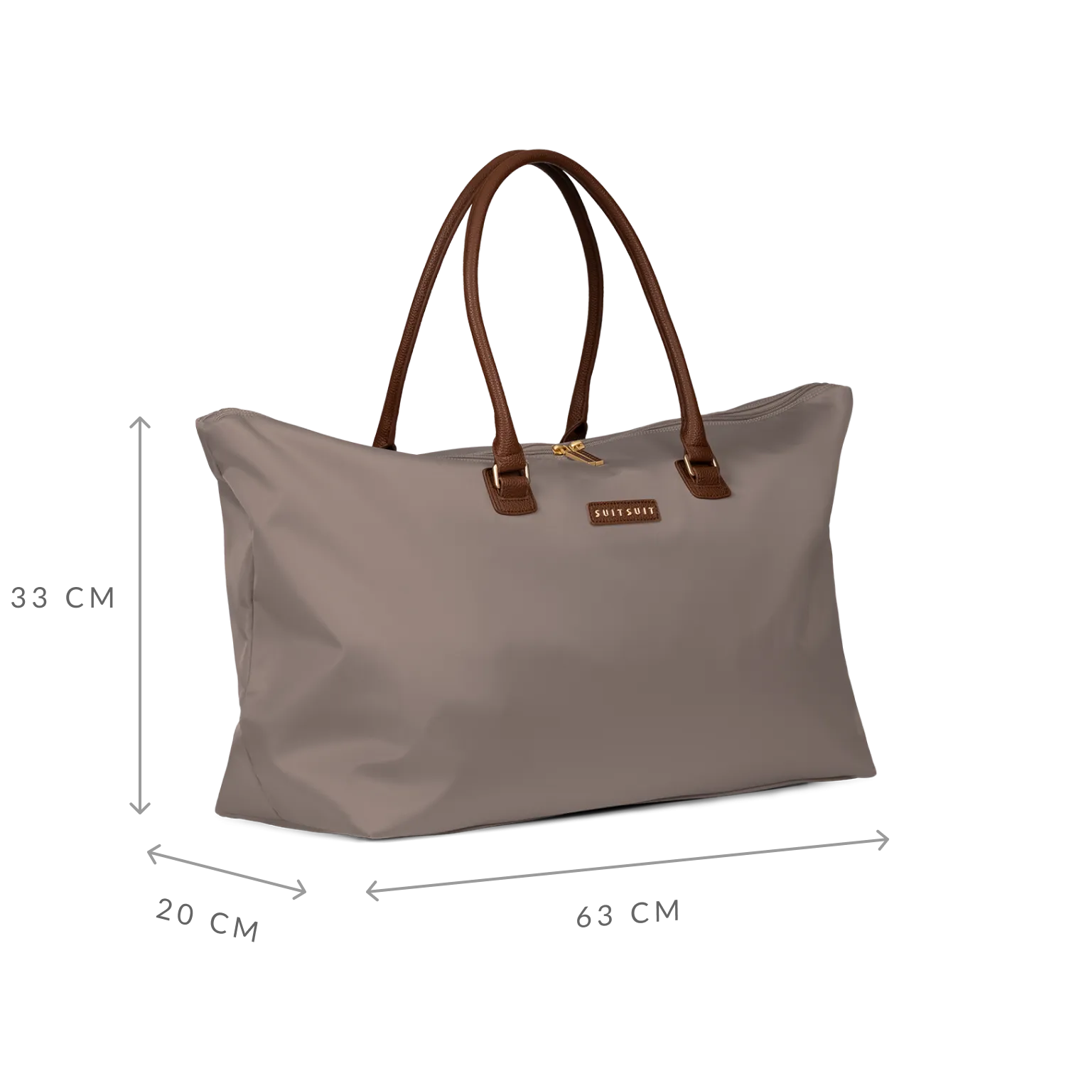 Fab Seventies - Taupe - Travel Tote