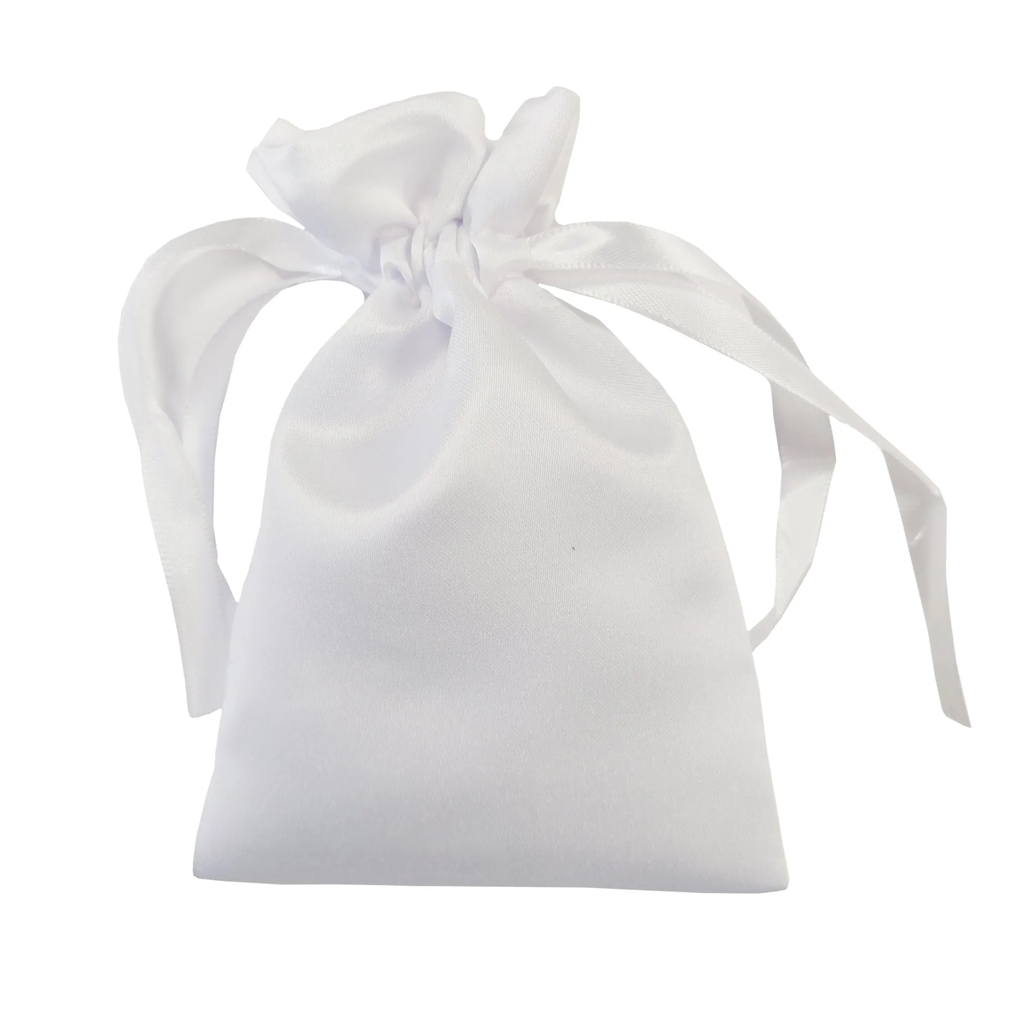 FULL CARTON - 100 x DOUBLE DRAWSTRING Bags - SATIN - 13cm x 18cm