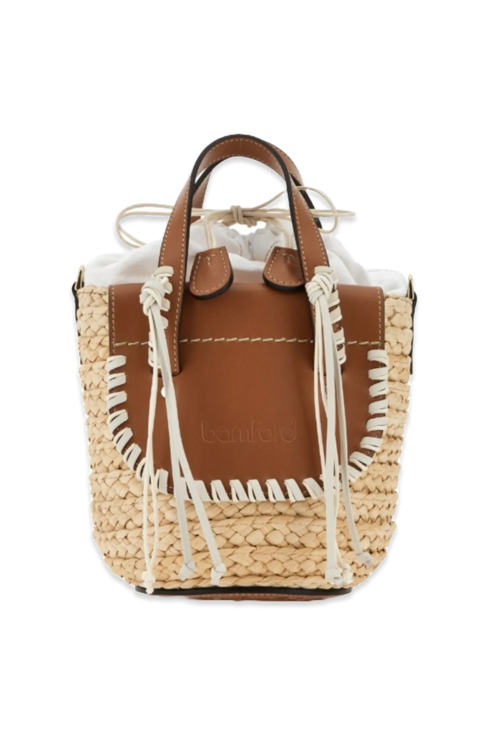 Habanera Leather Woven Tote Bag - Cubalab x Bamford