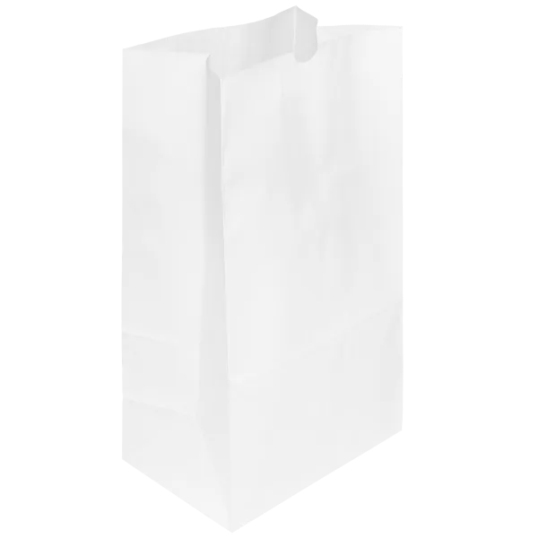 Karat 20 lb Paper Bag, White - 500 pcs