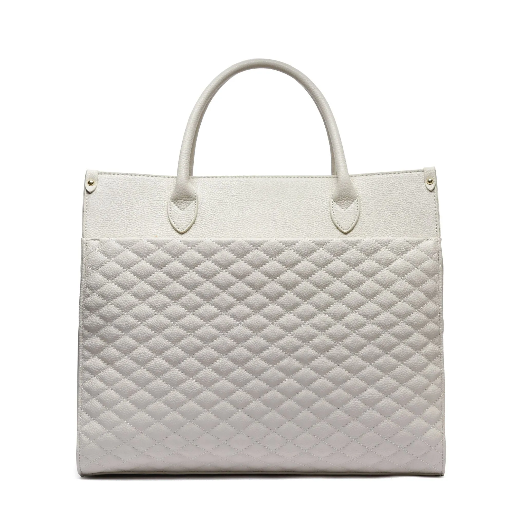 Monaco Tote Bag | Pearl White