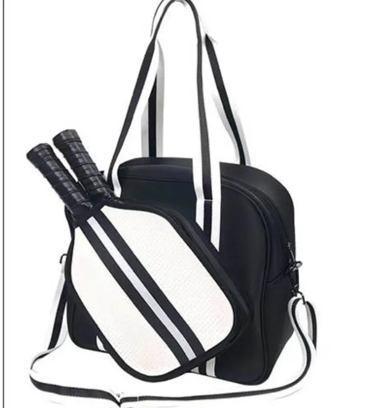 Neoprene Pickleball Bag White/Black