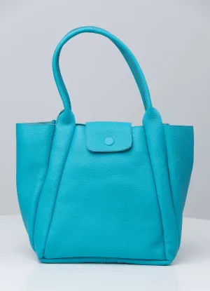 Oliveve Hudson Tote in Aqua