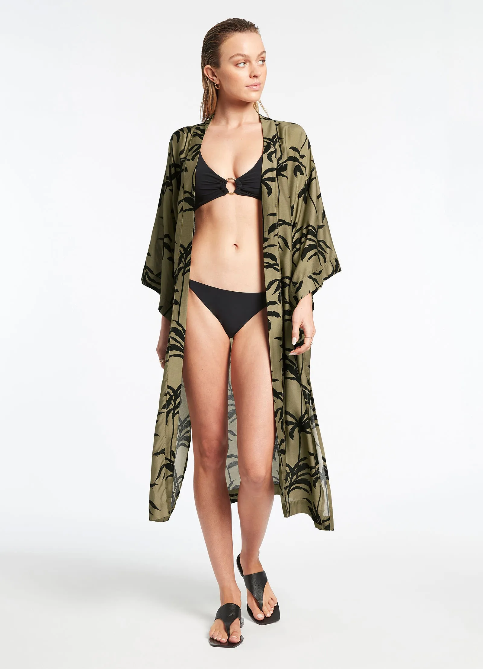 Palme Beach Robe - Olive