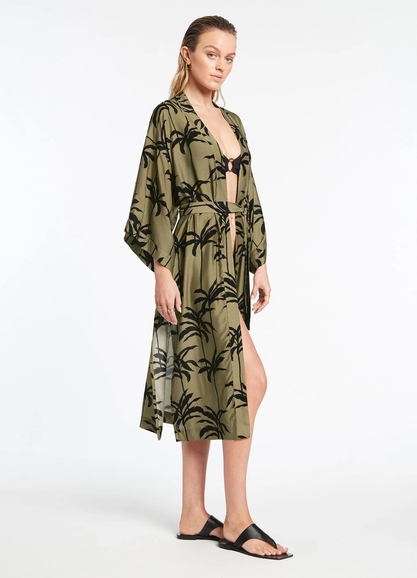 Palme Beach Robe - Olive