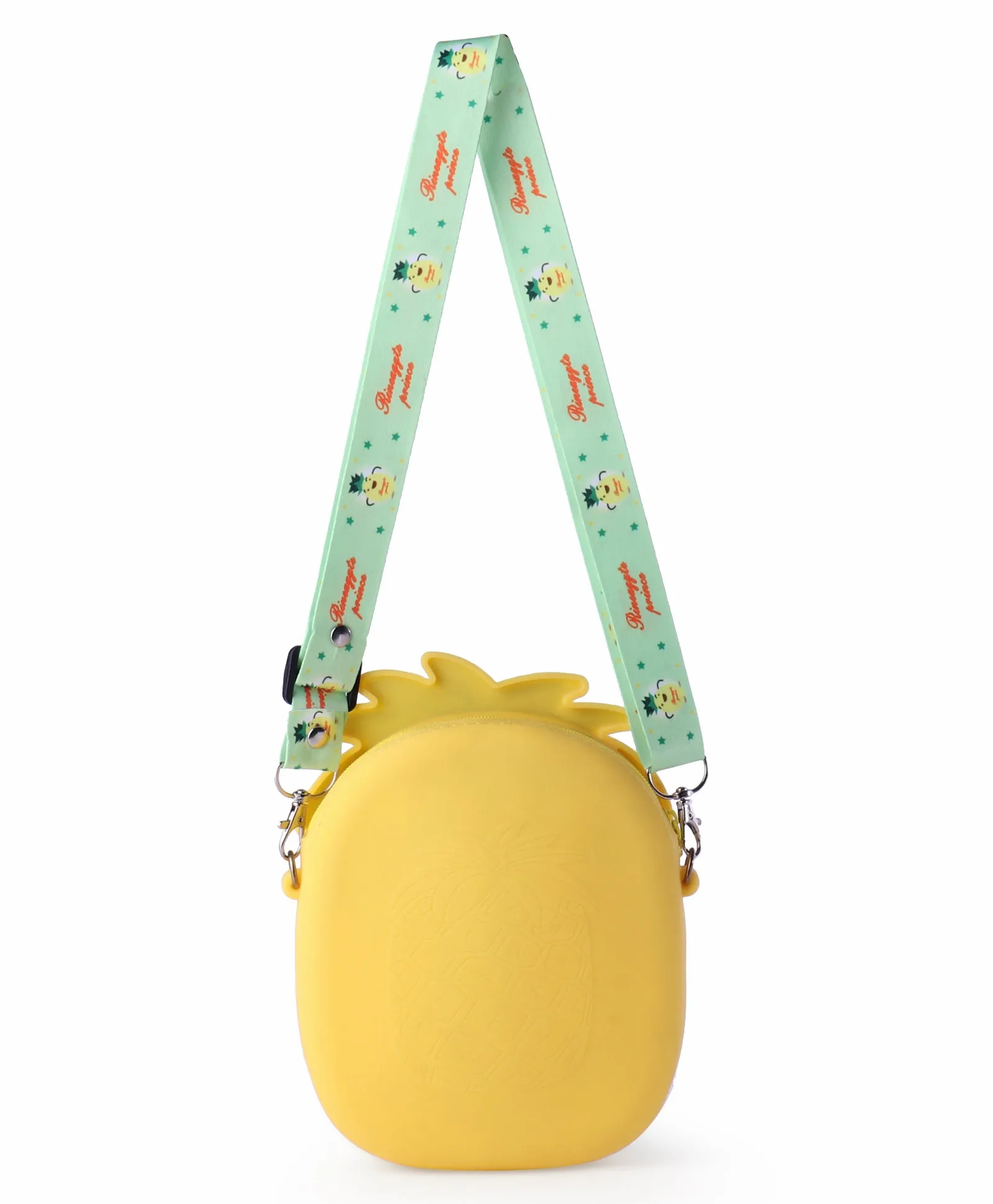 PINEAPPLE SILICON SLING BAG LARGE - YELLOW