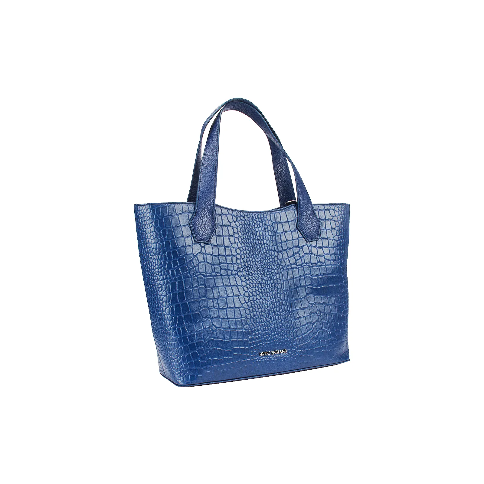 Riko Croc pattern Embossed leather Tote Bag