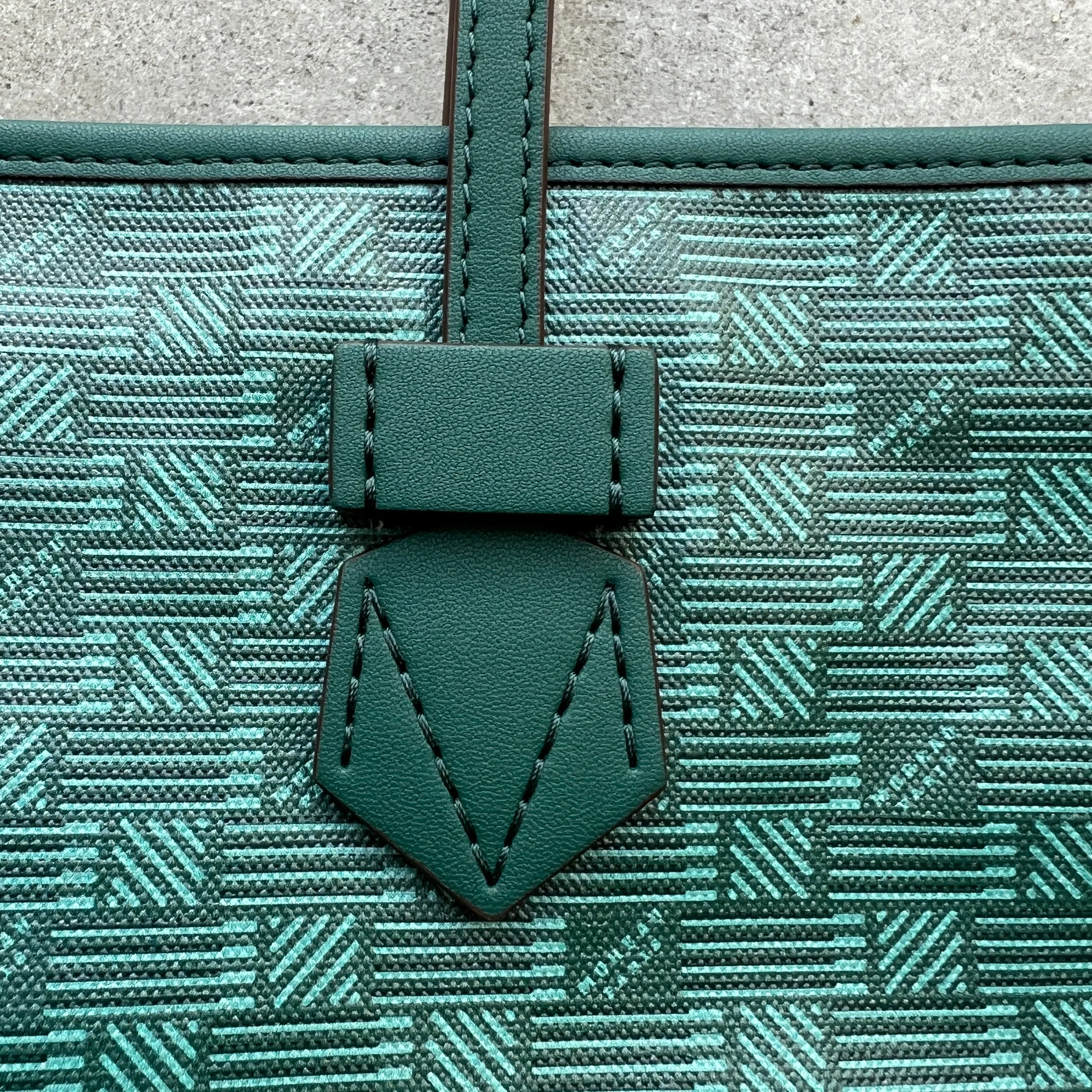 Saint Tropez Zip Tote GM, Dark Green