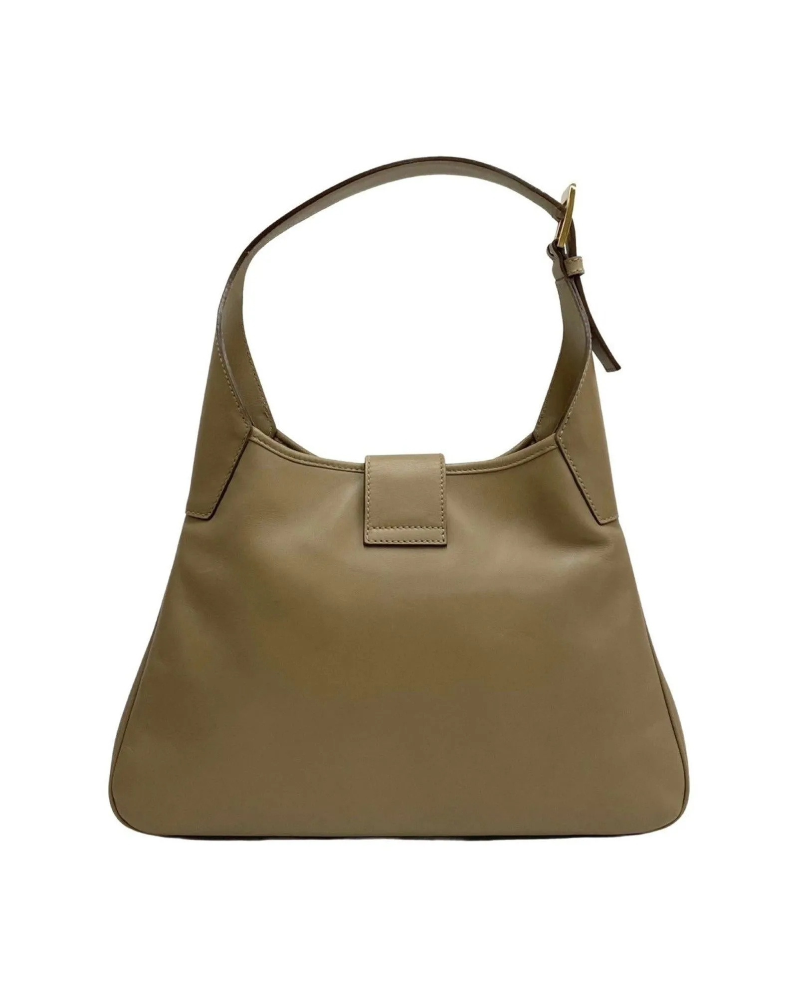 Salvatore Ferragamo Sofia Leather Shoulder Bag Beige