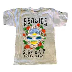 Seaside Surf Jaws Tie Dyed Tee - Sea Mist