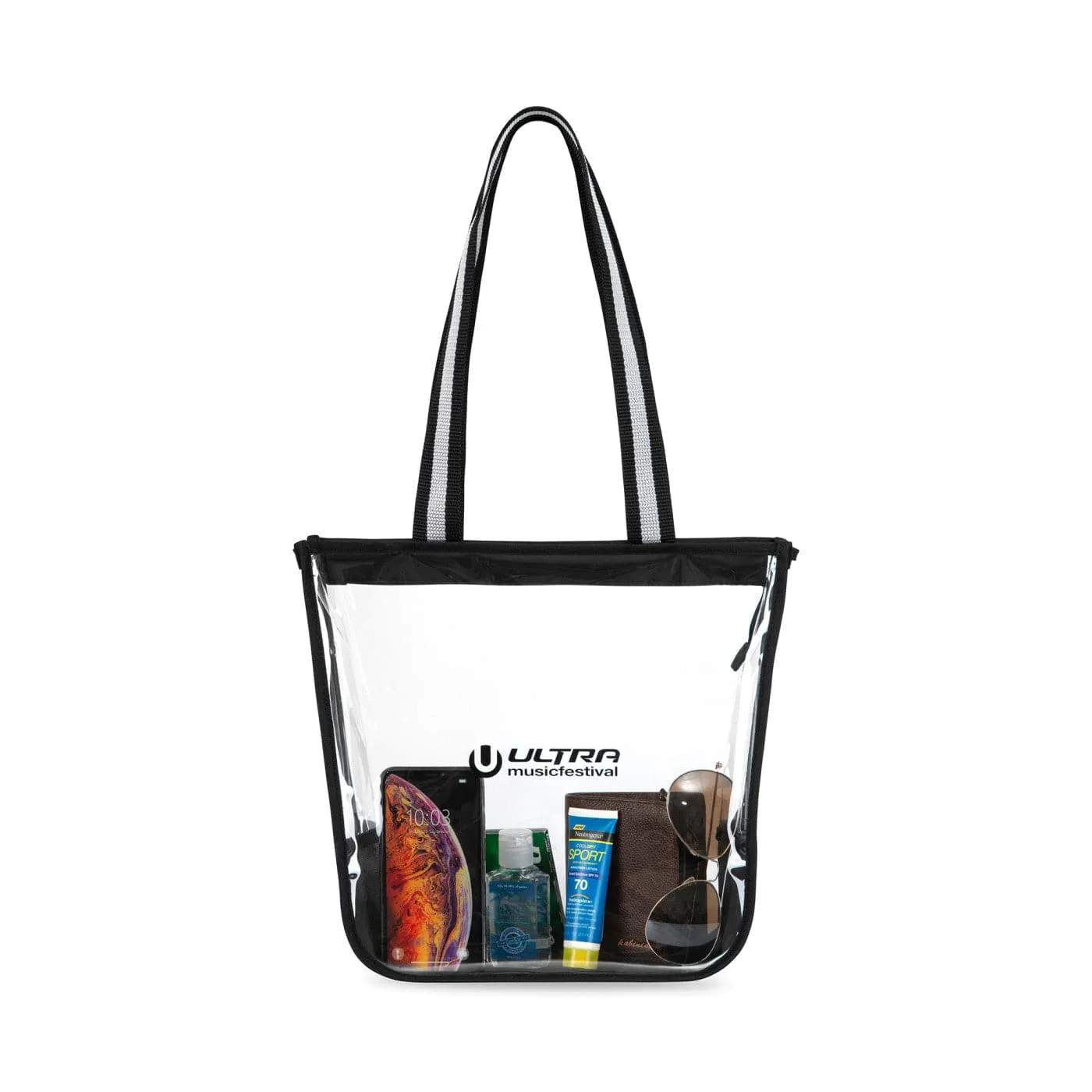 Sigma - Clear Zippered Tote