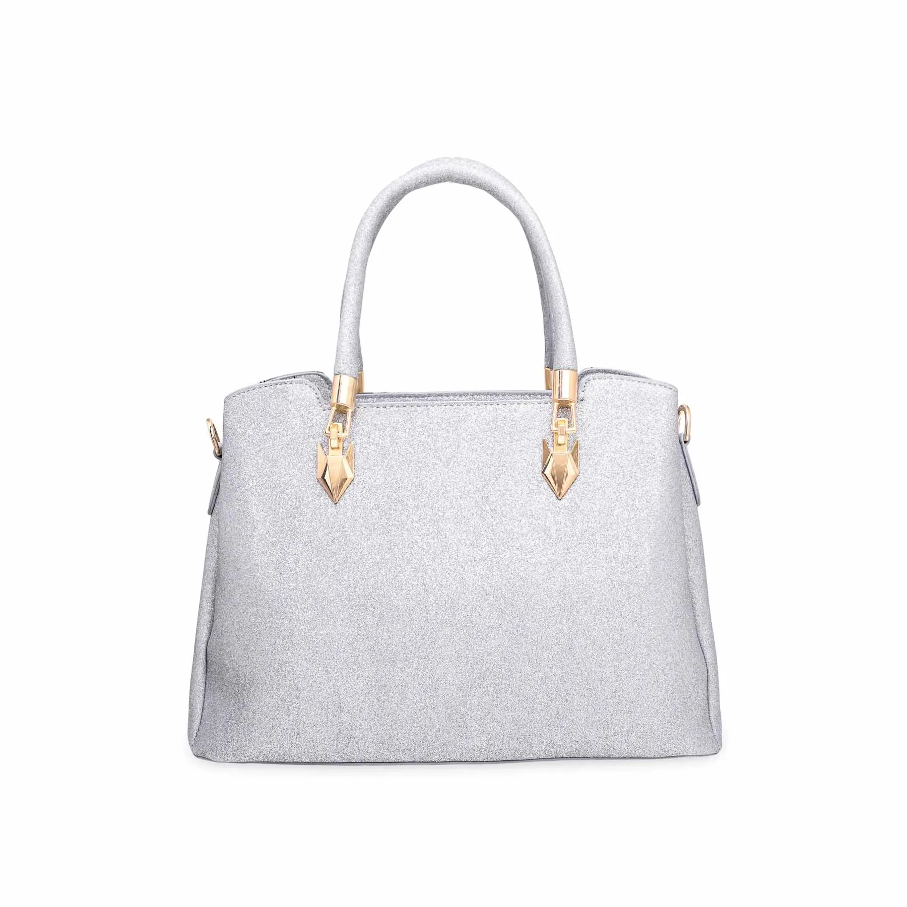 Silver Fancy Hand Bag P54397