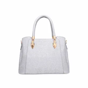 Silver Fancy Hand Bag P54397