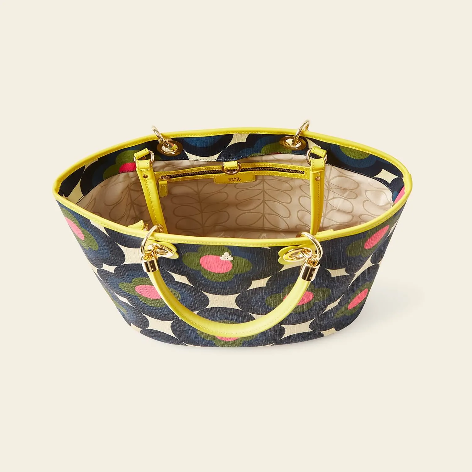 Smile Tote - Radial Flower Rockpool