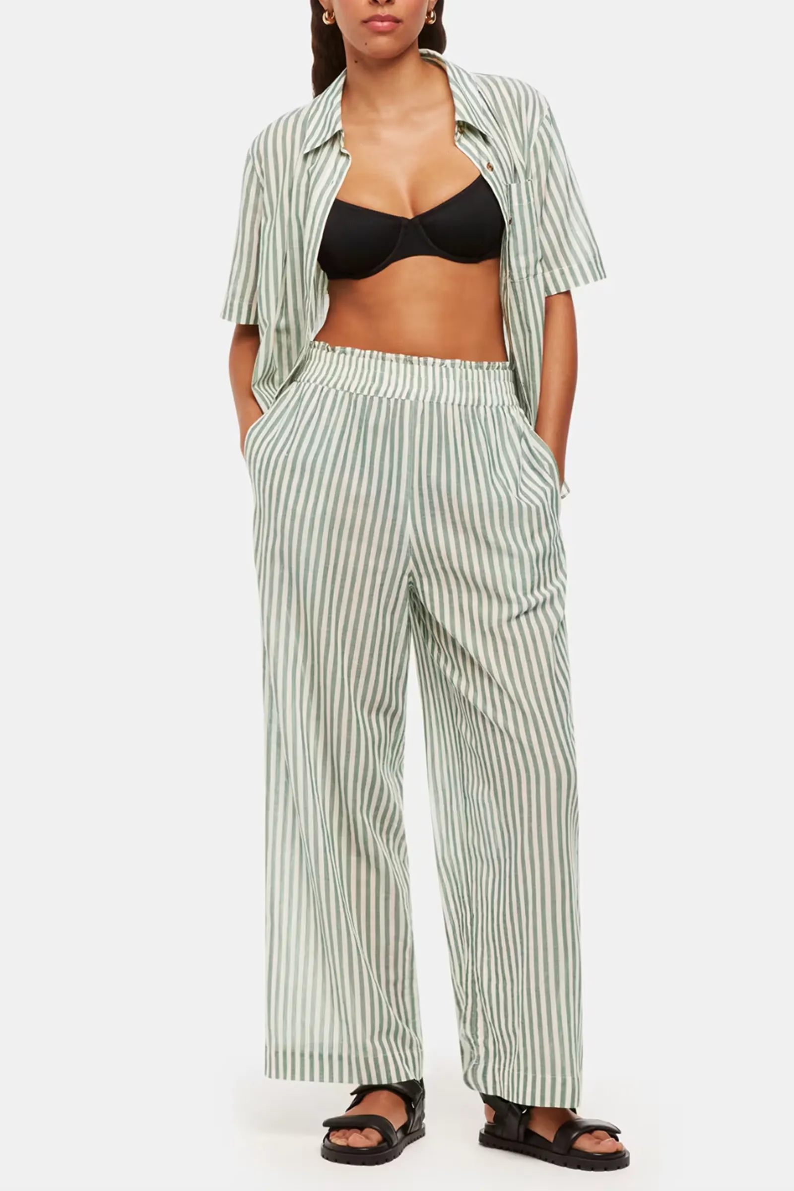 Stripe Beach Shirt and Trouser