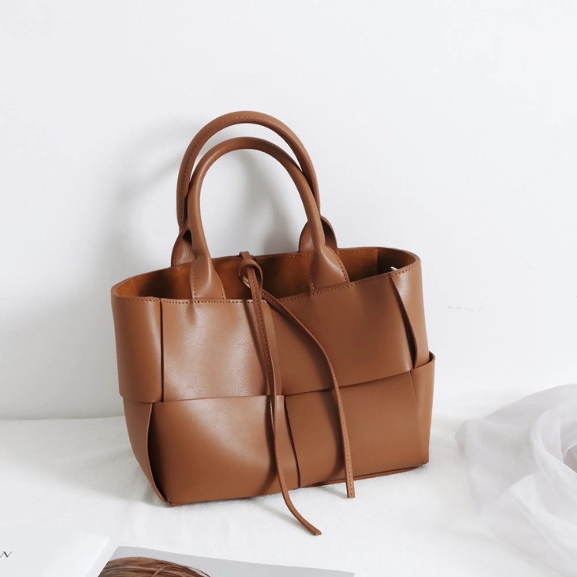 The Mini Bottega Veneta Arco inspired Woven Leather Bag