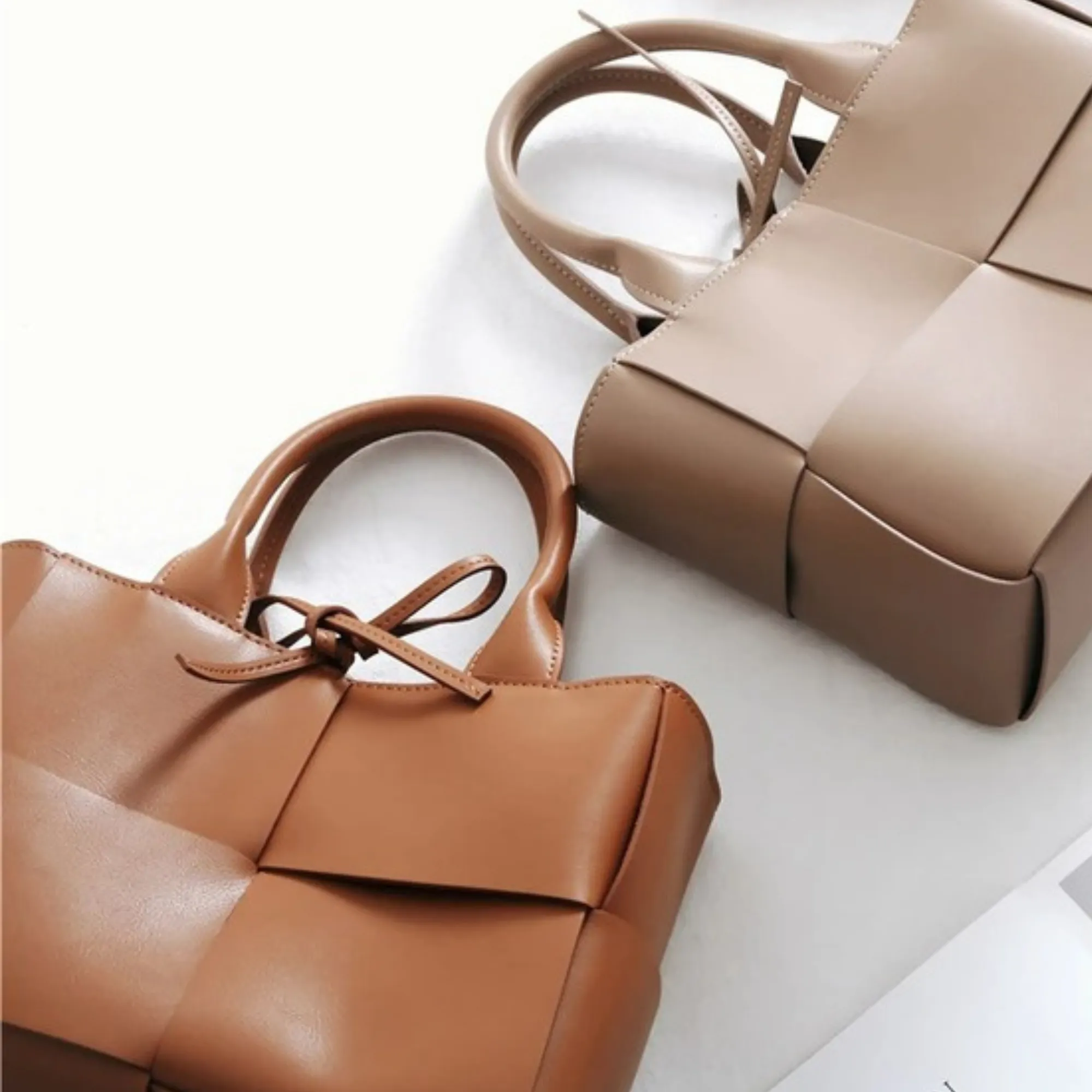 The Mini Bottega Veneta Arco inspired Woven Leather Bag