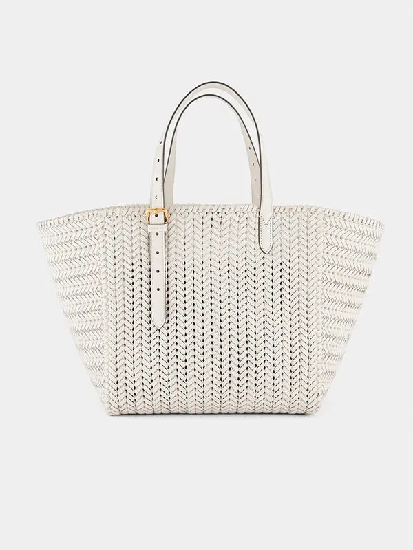 The Neeson Square Tote in Chalk