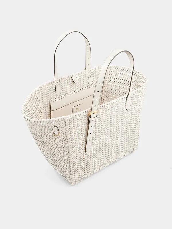 The Neeson Square Tote in Chalk