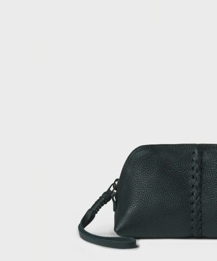 Vanity Case Grained Leather Black