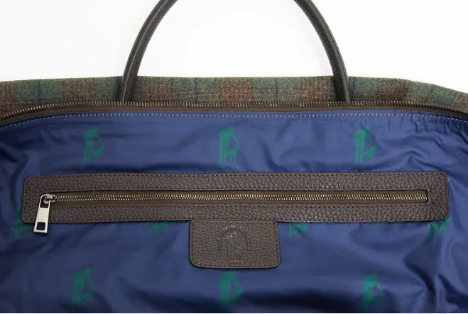 Weekender Bag in Safari Plaid