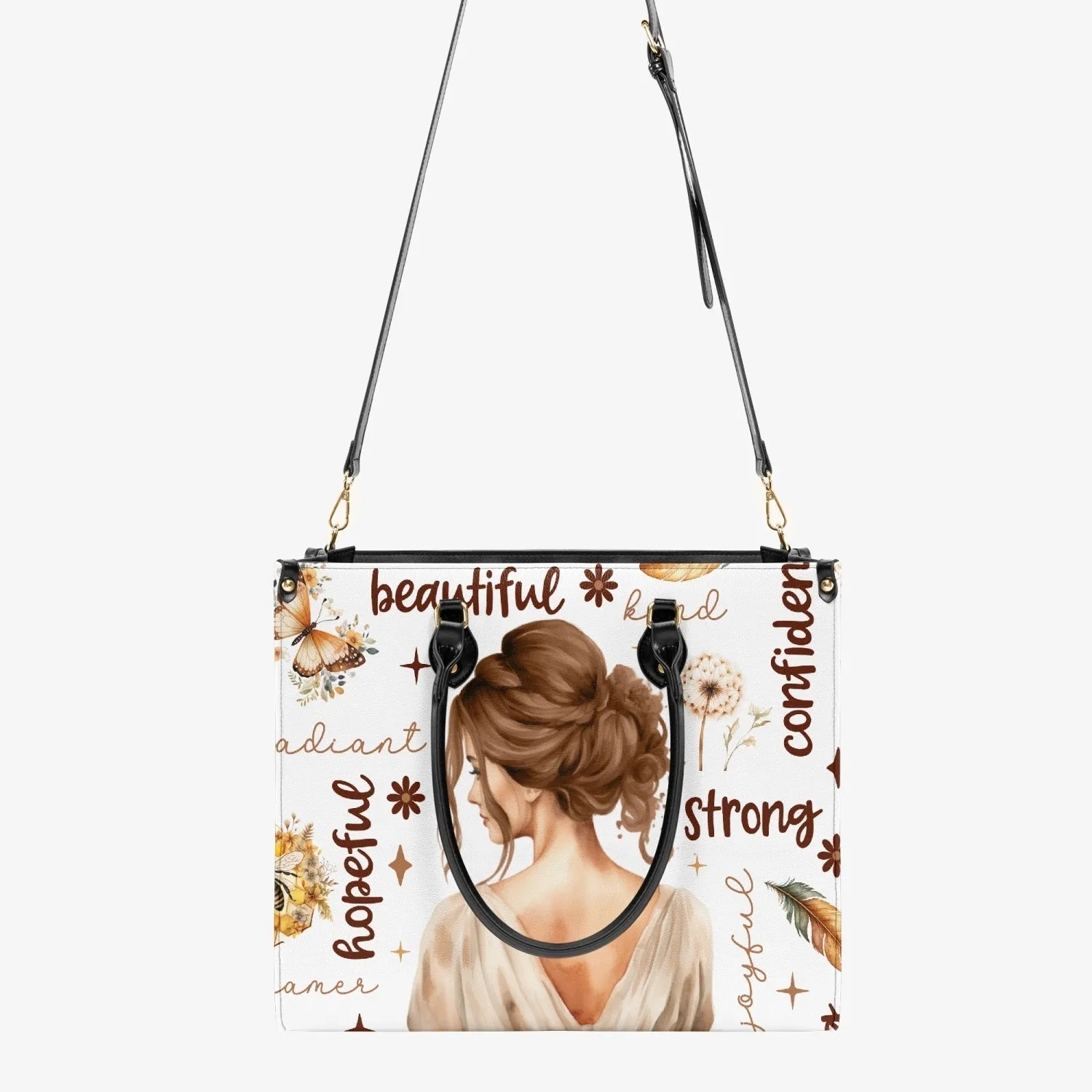 Women's Tote Bag - Affirmations - Brunette Hair