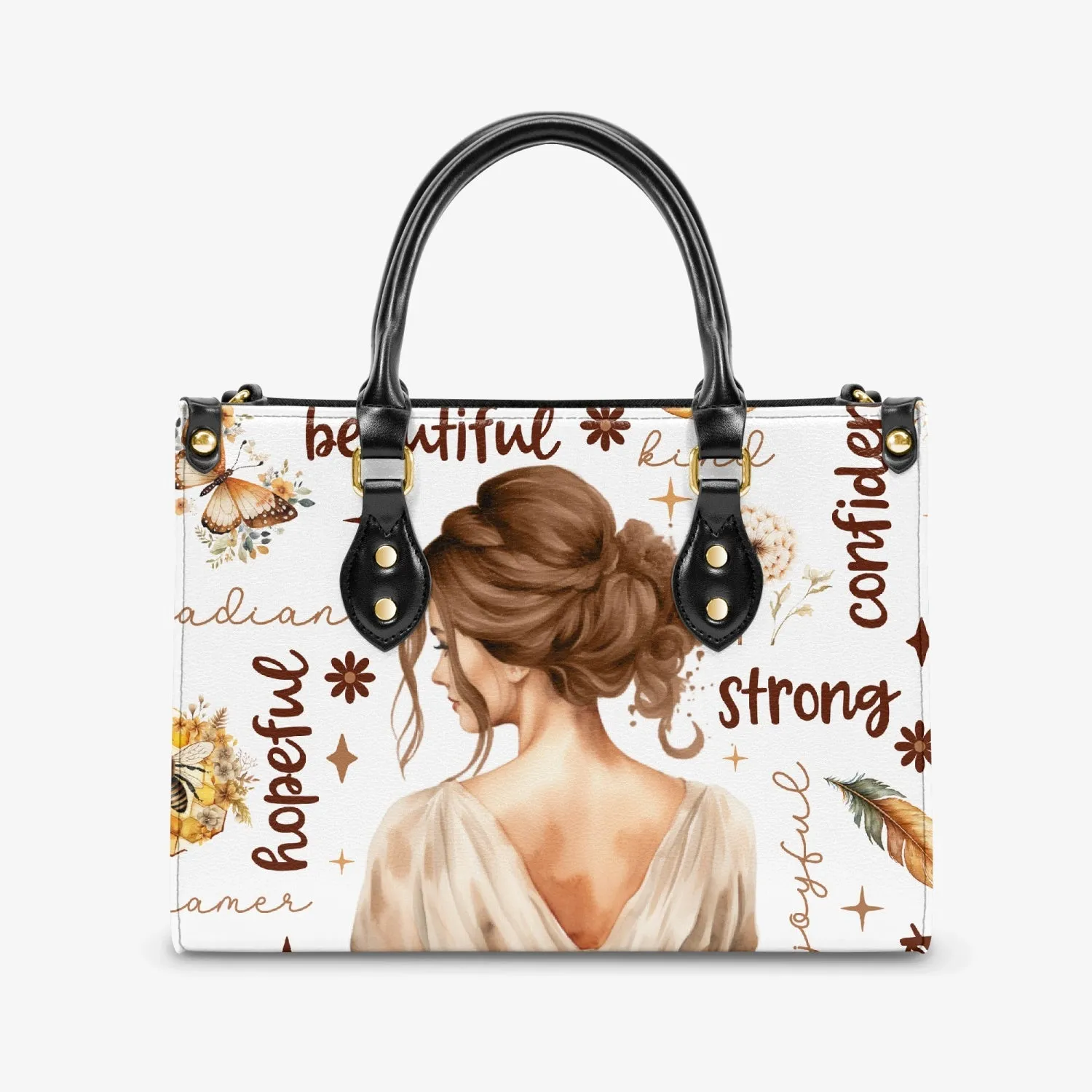 Women's Tote Bag - Affirmations - Brunette Hair